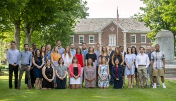 The 2018 Chautauquan Daily Staff. DAVE MUNCH/PHOTO EDITOR