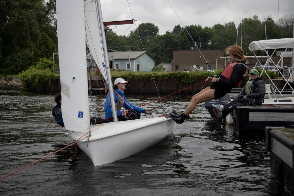 Training with Olympian Jolly, sailing employees earn Level 2 certifications  - The Chautauquan Daily