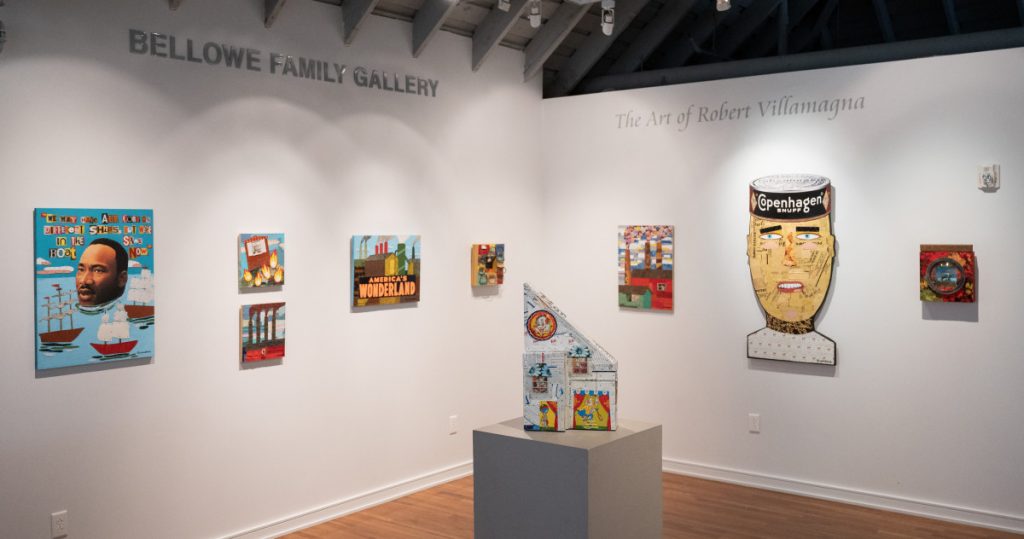 “The Art of Robert Villamagna” is on display in the Strohl Art Center’s Bellowe Family Gallery through July 18.