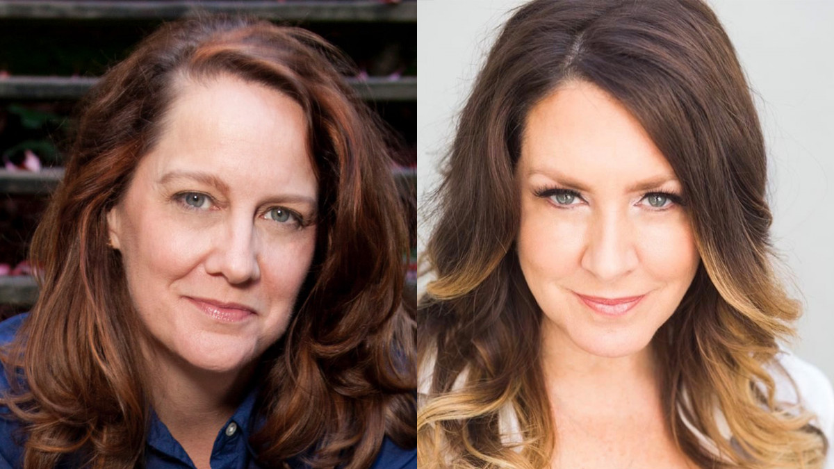 Kelly Carlin and Joely Fisher