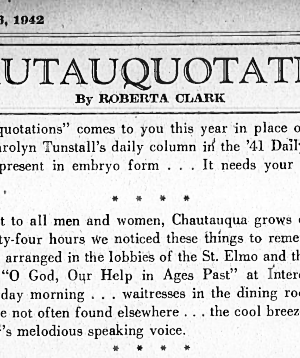 Chautauquotations