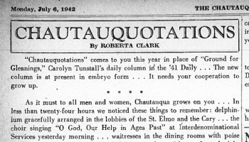 Chautauquotations