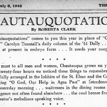 Chautauquotations